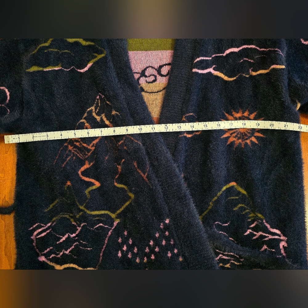 Scotch & Soda Unisex Jacquard Kimono Sweater / Knit Cardigan | Sz XL - Picture 14 of 16